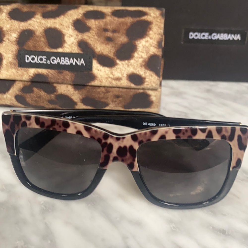 Dolce & Gabbana animal print sunglasses